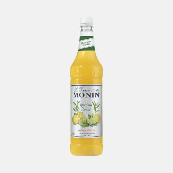 Monin Lime Juice Concentrate 1 Liter PET Bottle