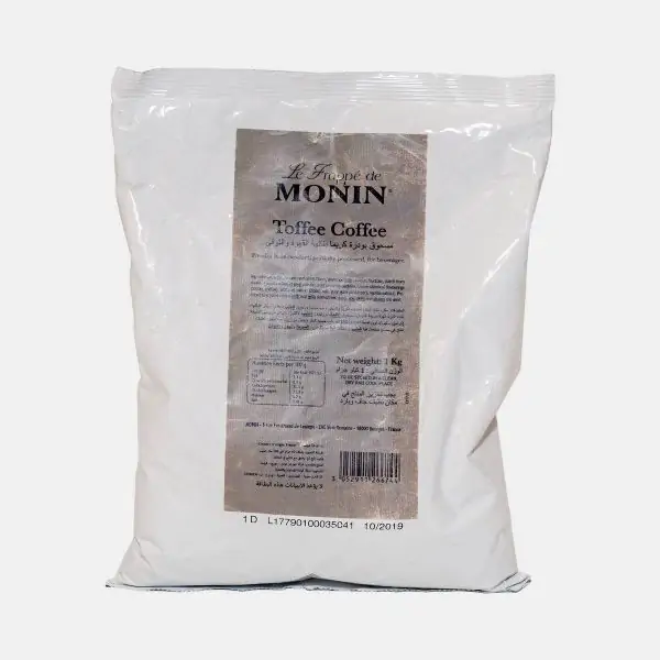 Monin Toffee Coffee Frappe Base Powder Sealed Bag