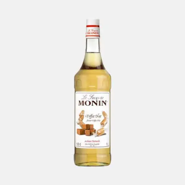 Monin Toffee Nut Syrup 1 Liter Glass Bottle