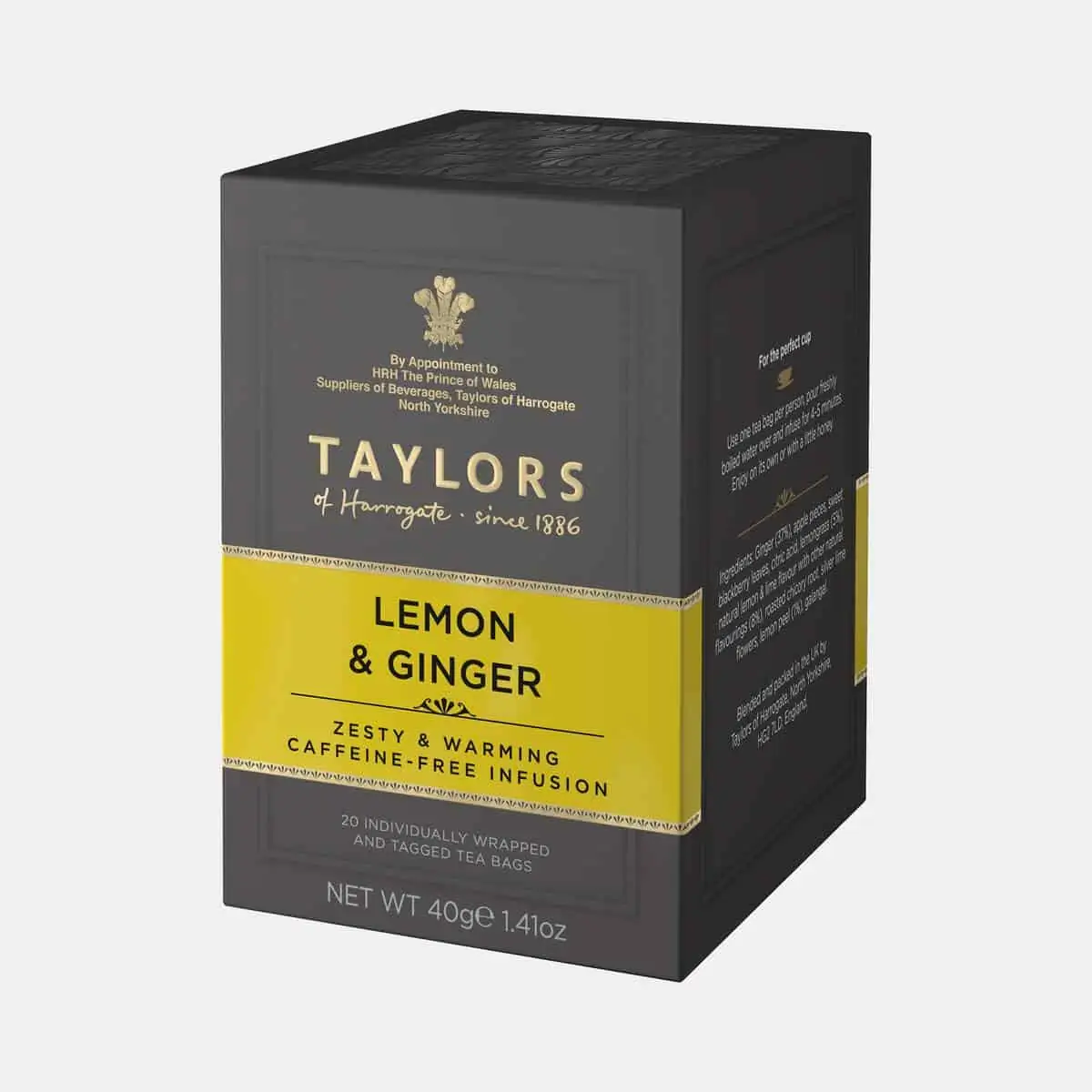 Taylors of Harrogate Lemon & Ginger Tea 40g
