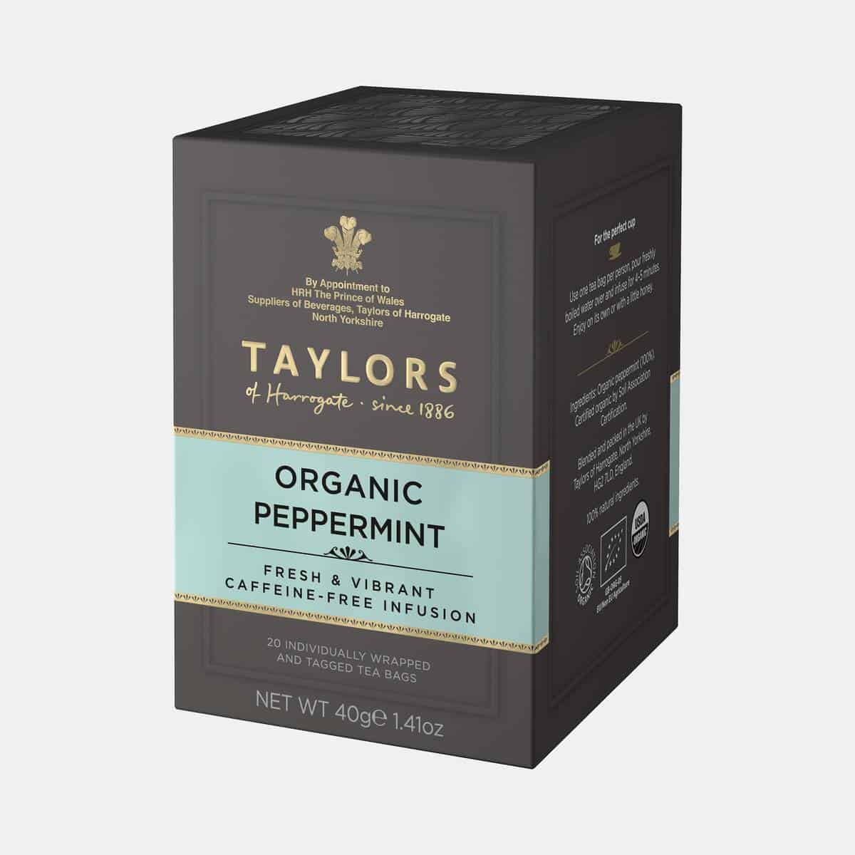 Taylors of Harrogate Organic Peppermint Tea 40g