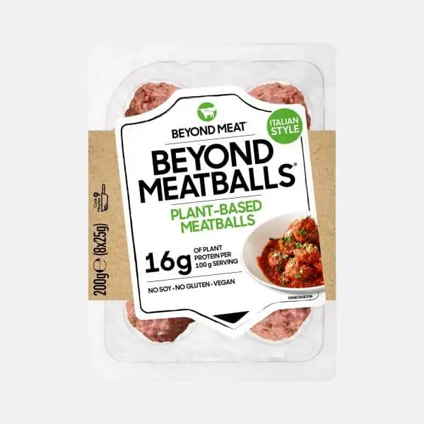 Beyond Meatballs Italian Style 200g Pack Front Shot