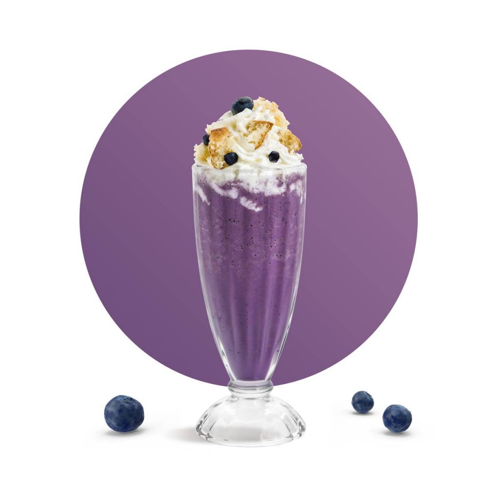 Blueberry Muffin Milkshake Drink Recipe
