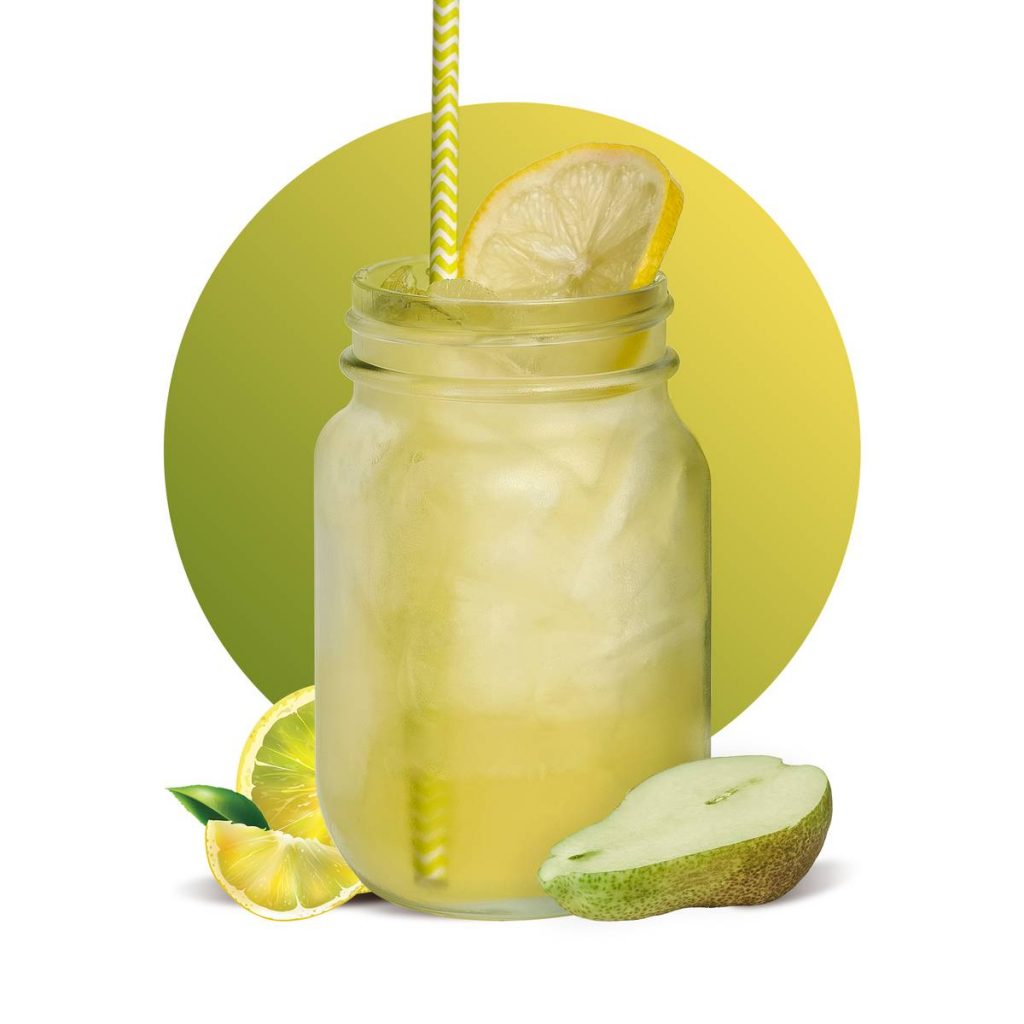 Coconut Pear Lemonade Drink