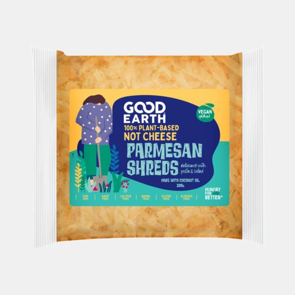 Good Earth Plant-Based Parmesan Shreds 200g