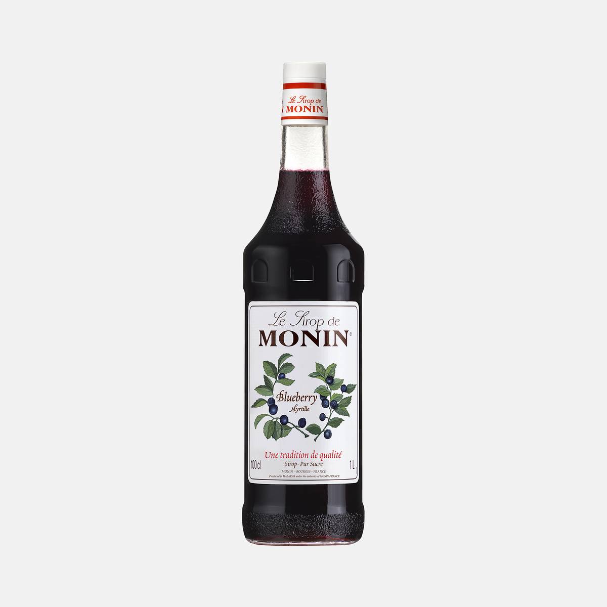 Monin Blueberry Syrup 1L Glass Bottle