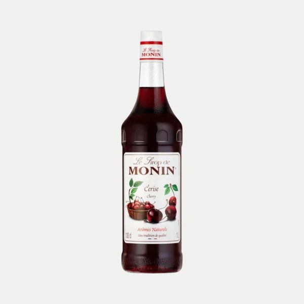 Monin Cherry Syrup 1L Glass Bottle