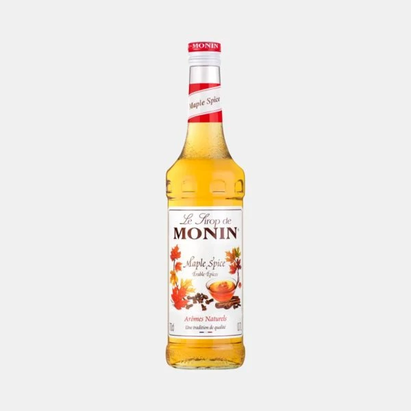Monin Maple Spice Syrup 700ml Glass Bottle