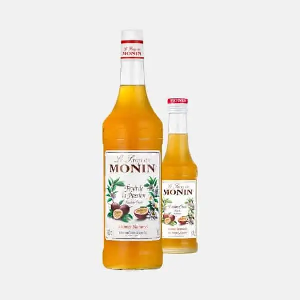 Monin Passion Fruit Syrup Glass Bottles