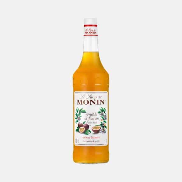 Monin Passion Fruit Syrup 1 Litre Glass Bottle