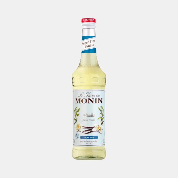 Monin Sugar Free Vanilla Syrup 700ml Glass Bottle