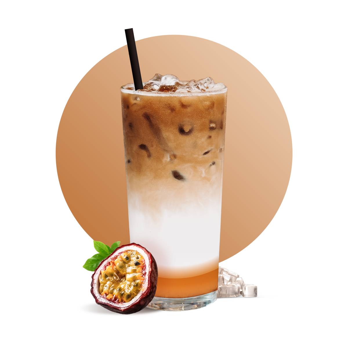 Passion Iced Latte Drink Recipe