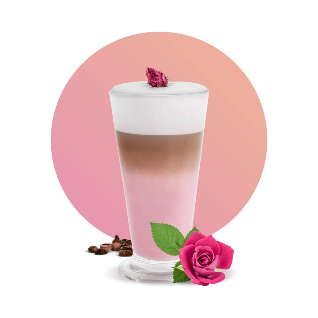Rose Latte Drink Recipe
