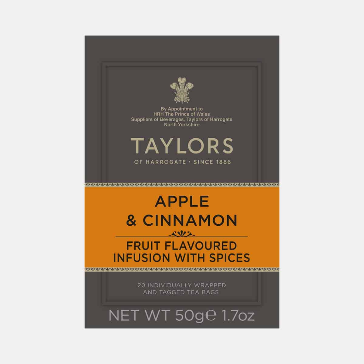Taylors of Harrogate Apple and Cinnamon Tea 20s Pack