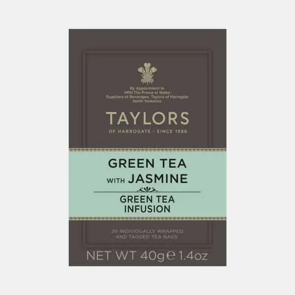 Taylors of Harrogate Green Tea with Jasmine 20s Pack