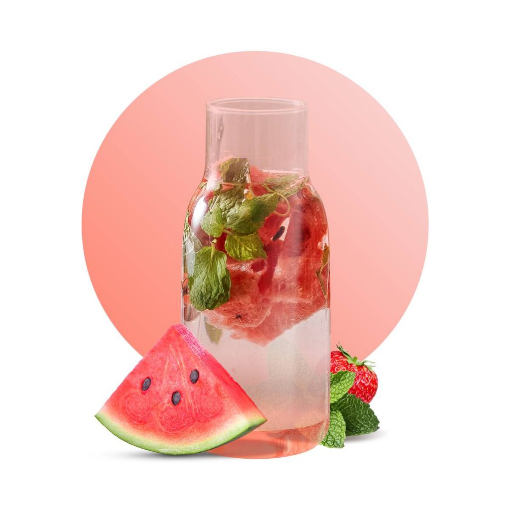 Watermelon Strawberry Water Drink Recipe